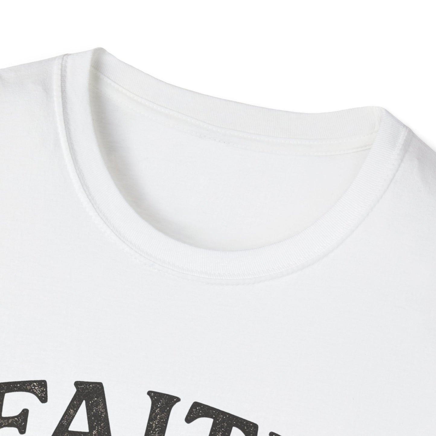 Faith Leaves Prints Retro Paw T-Shirt