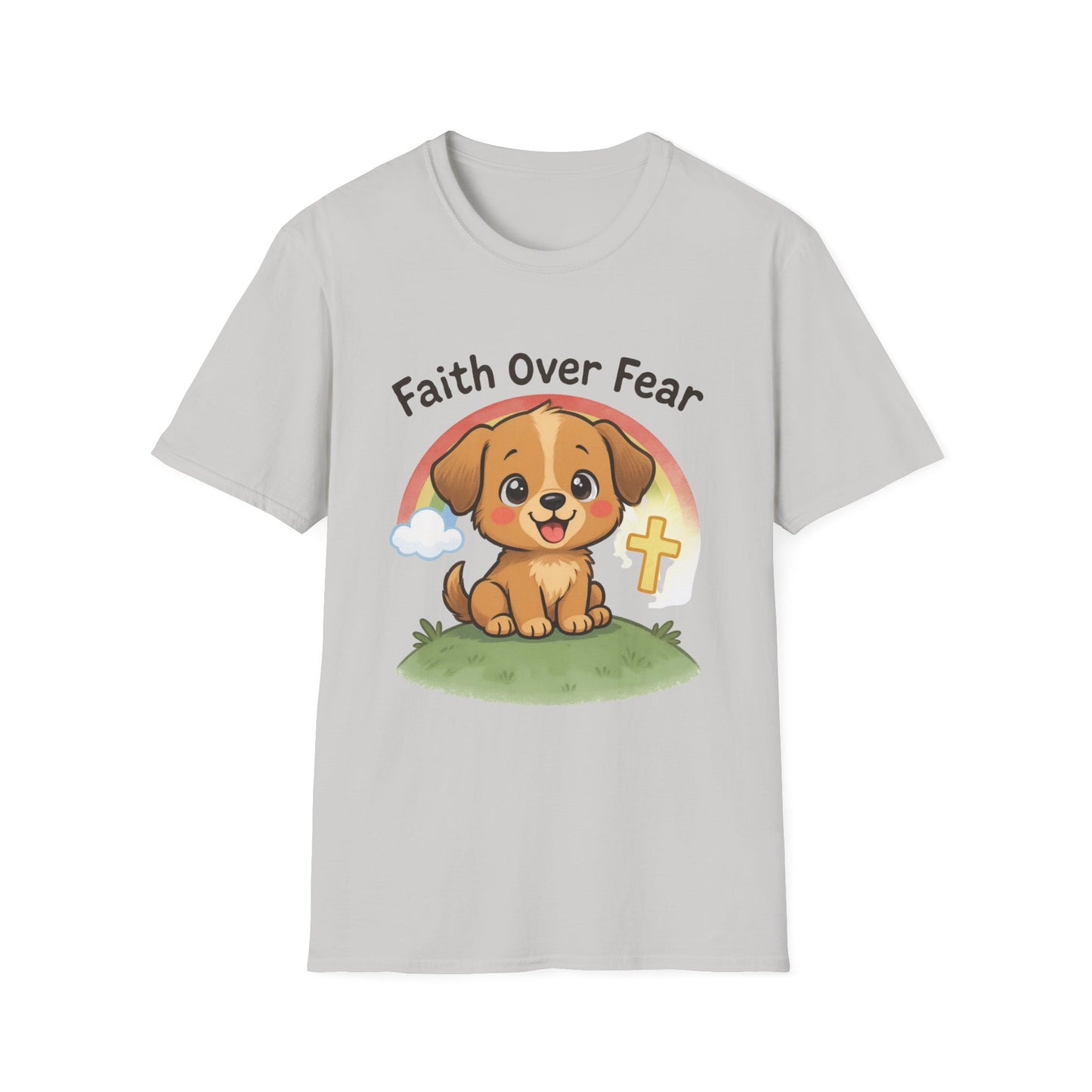 Faith Over Fear Puppy T-Shirt