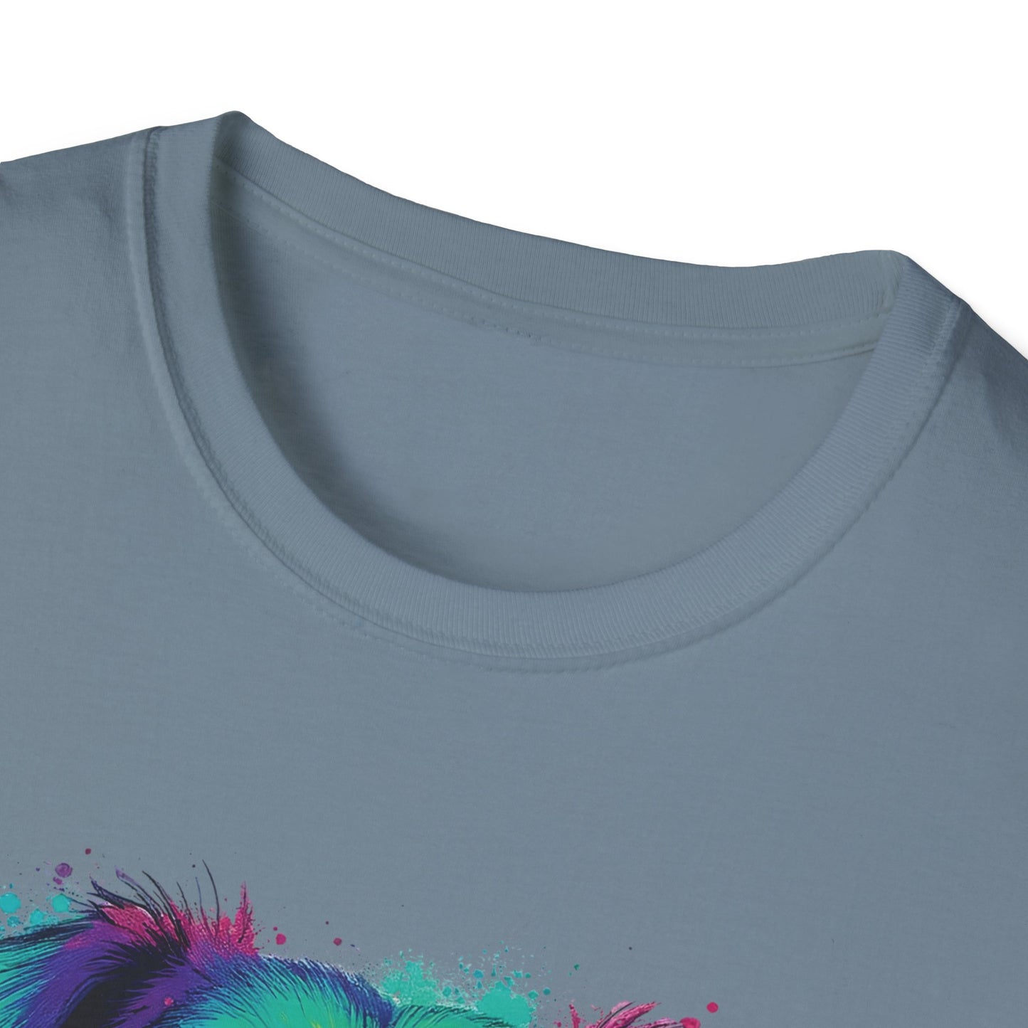 Paw-sitively Blessed Paint Dog T-Shirt