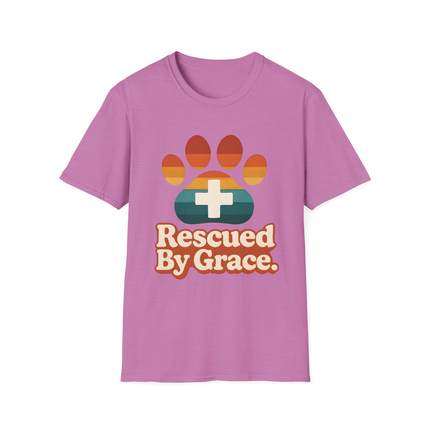 Rescued By Grace Retro T-Shirt