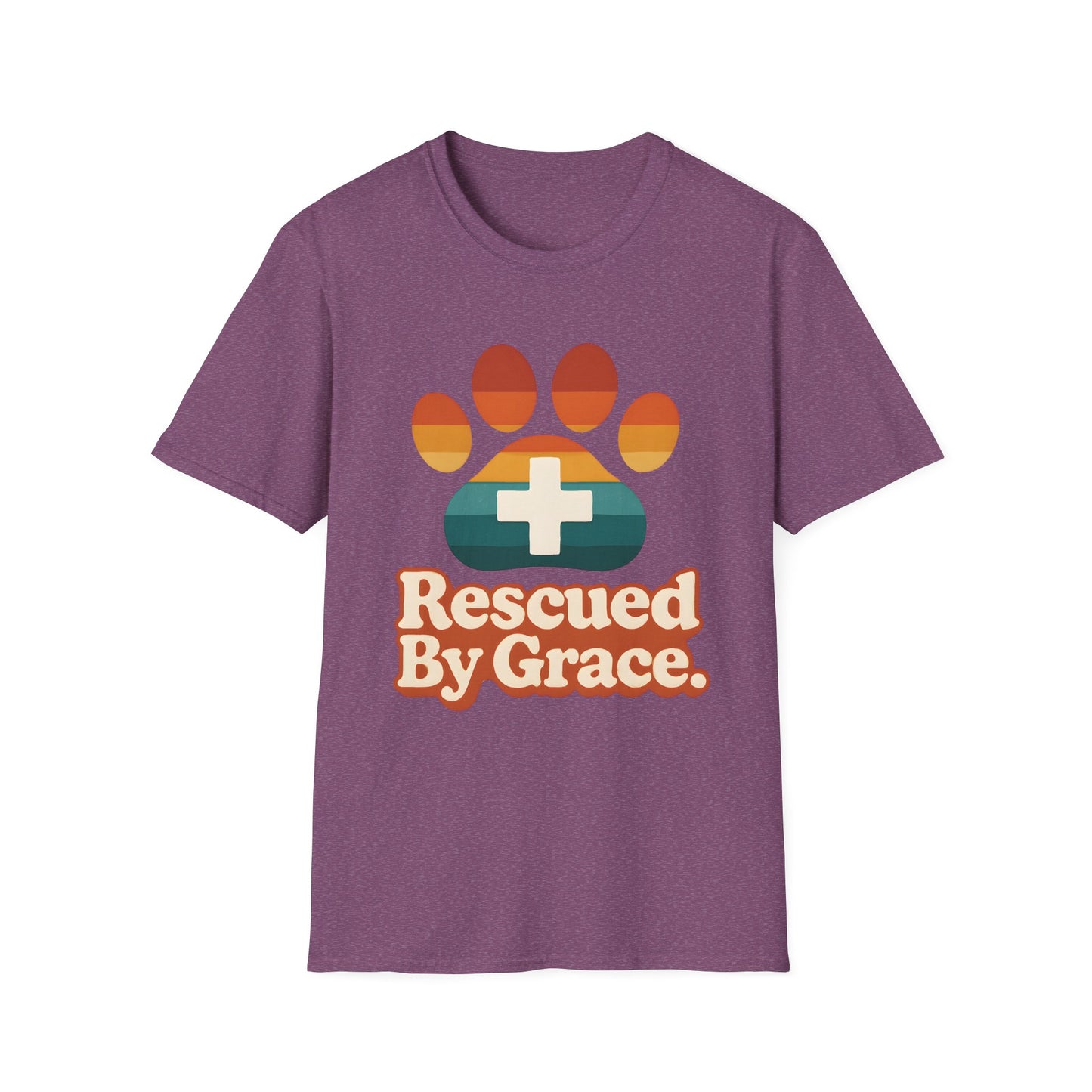Rescued By Grace Retro T-Shirt