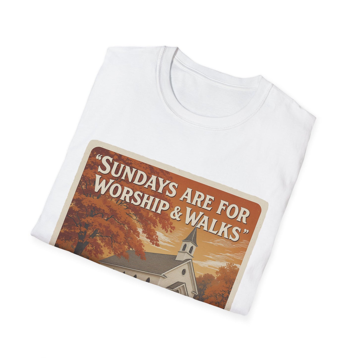 Sunday's Are For Worship and Walks T-Shirt