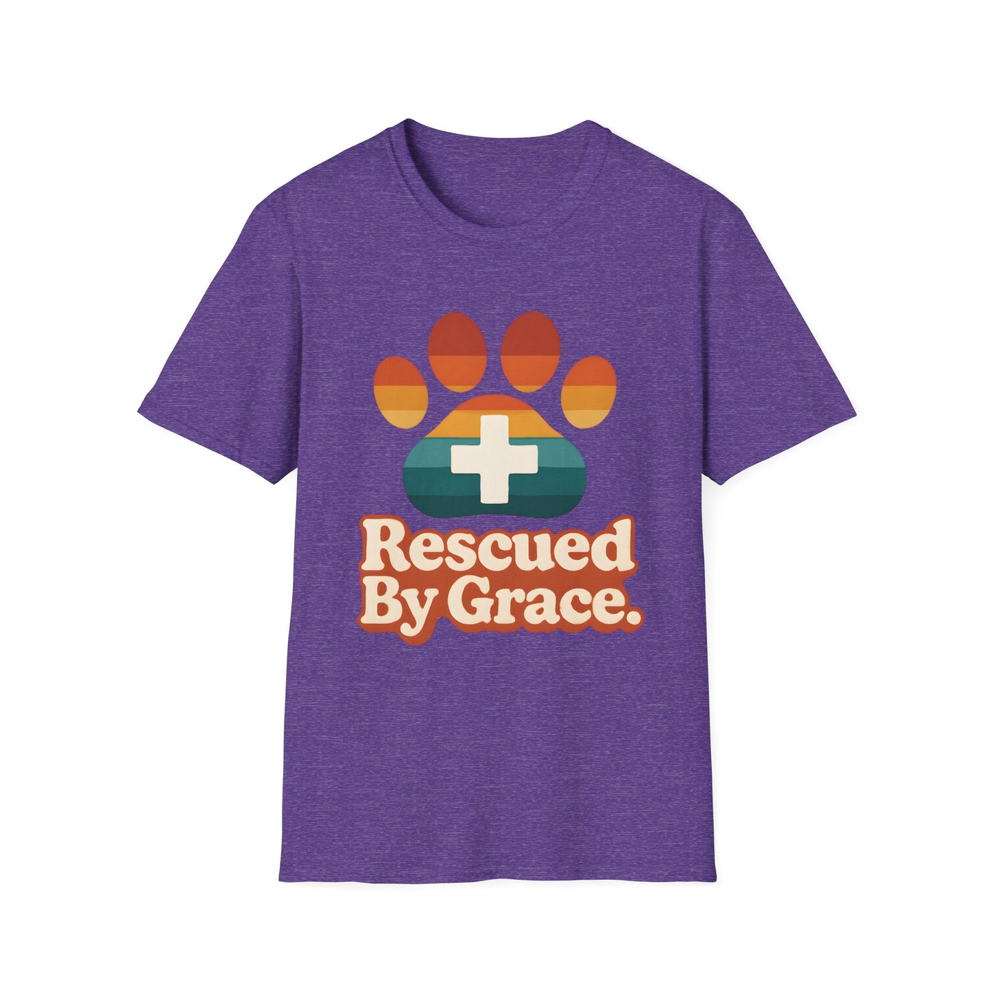 Rescued By Grace Retro T-Shirt