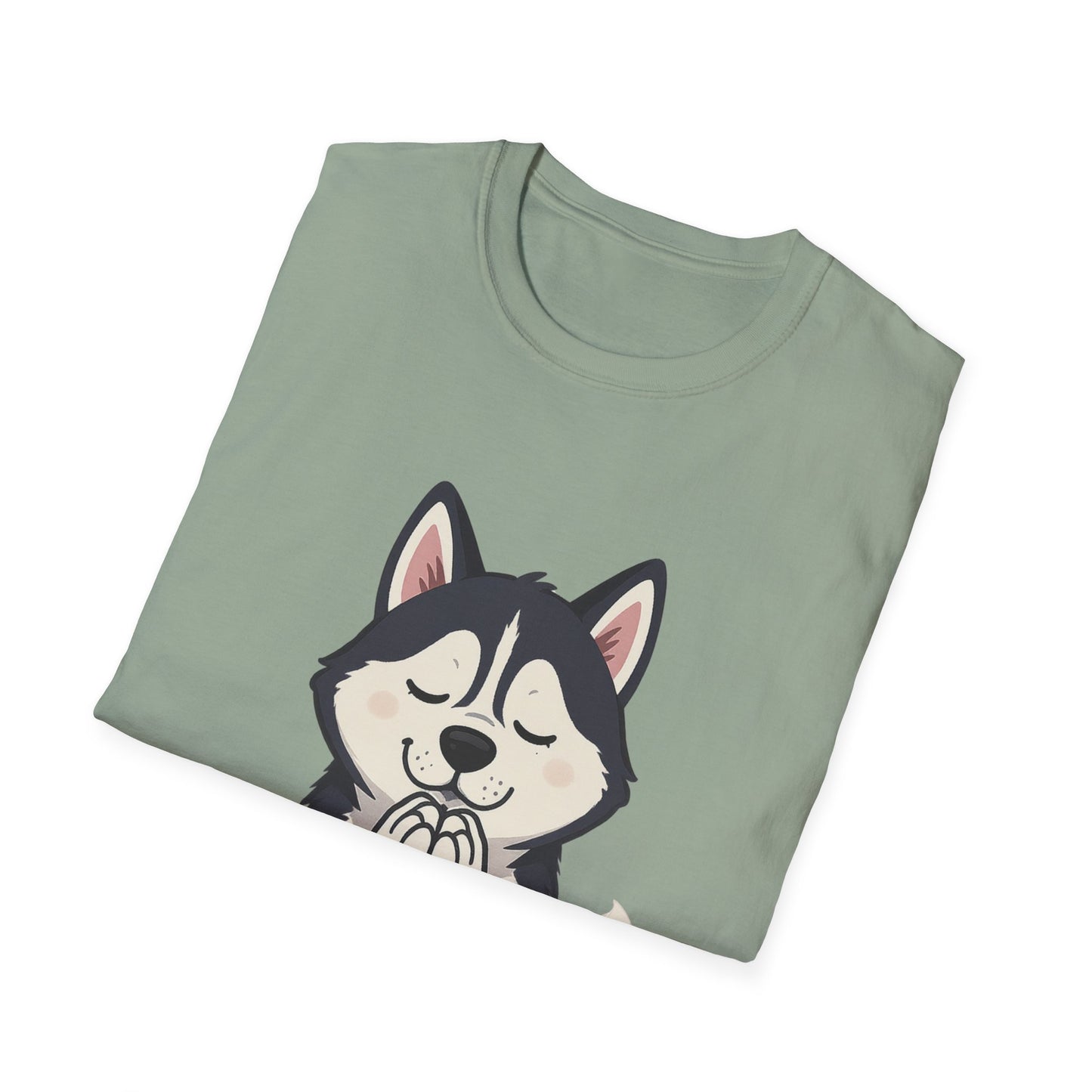 Sit Stay Pray Husky T-Shirt
