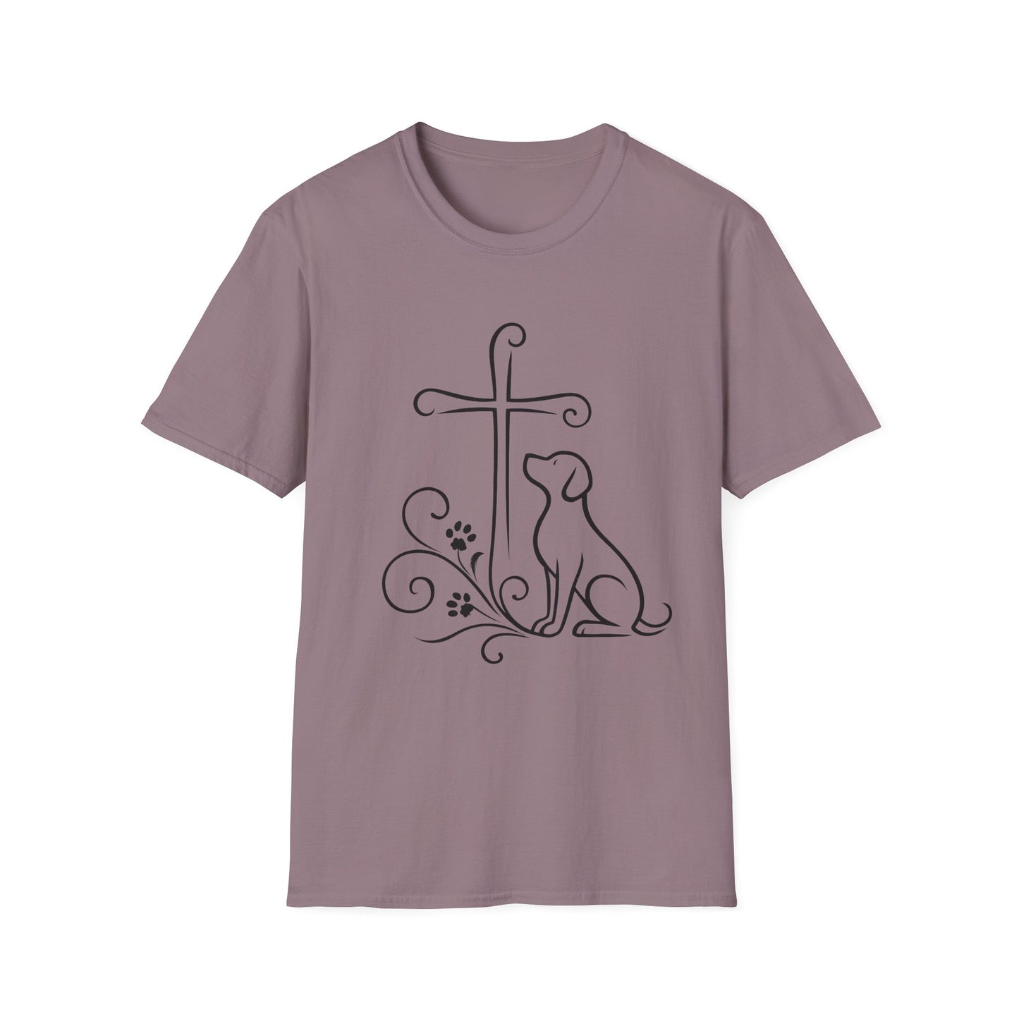Faithful Dog Silhouette T-Shirt