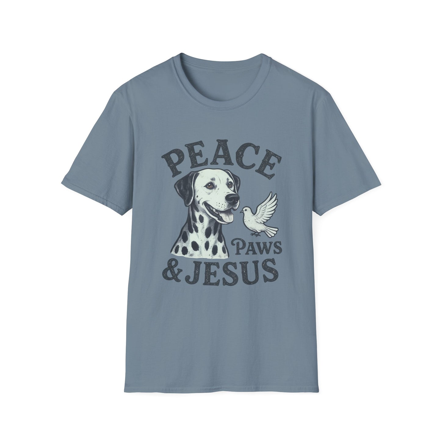 Peace Paws And Jesus T-Shirt