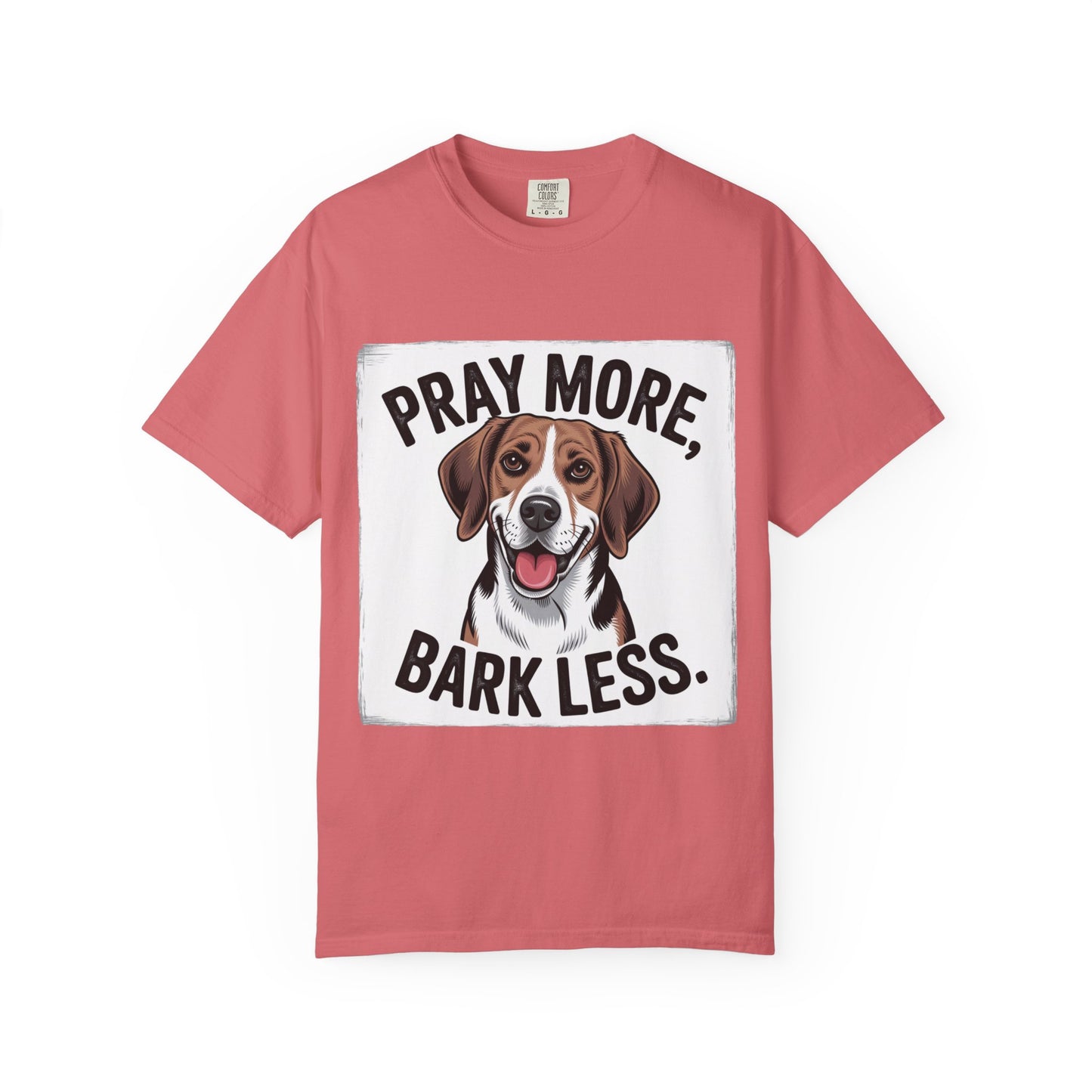 Beagle Pray More Bark Less – Hand-Drawn Vintage T-Shirt