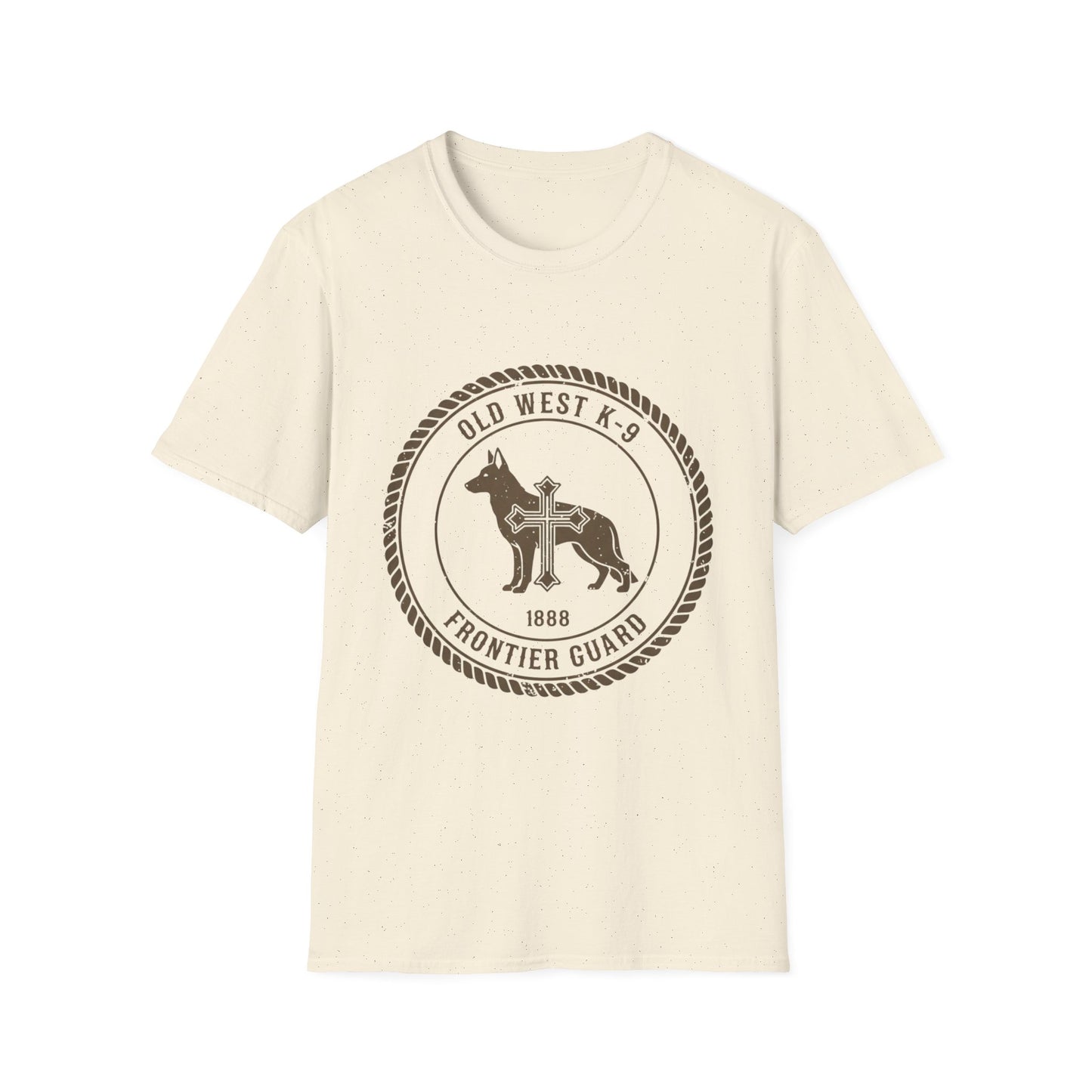 Western German Shepherd Cross β Rustic Vintage Dog T-Shirt