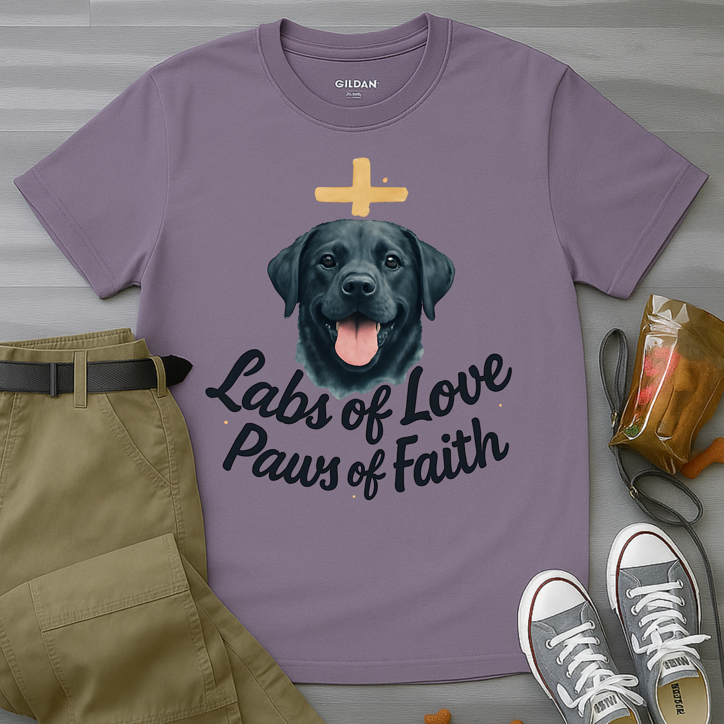 Labs Of Love Paws Of Faith T-Shirt