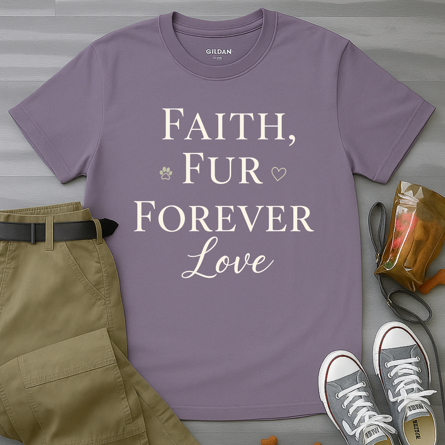Faith Fur Forever Love T-Shirt