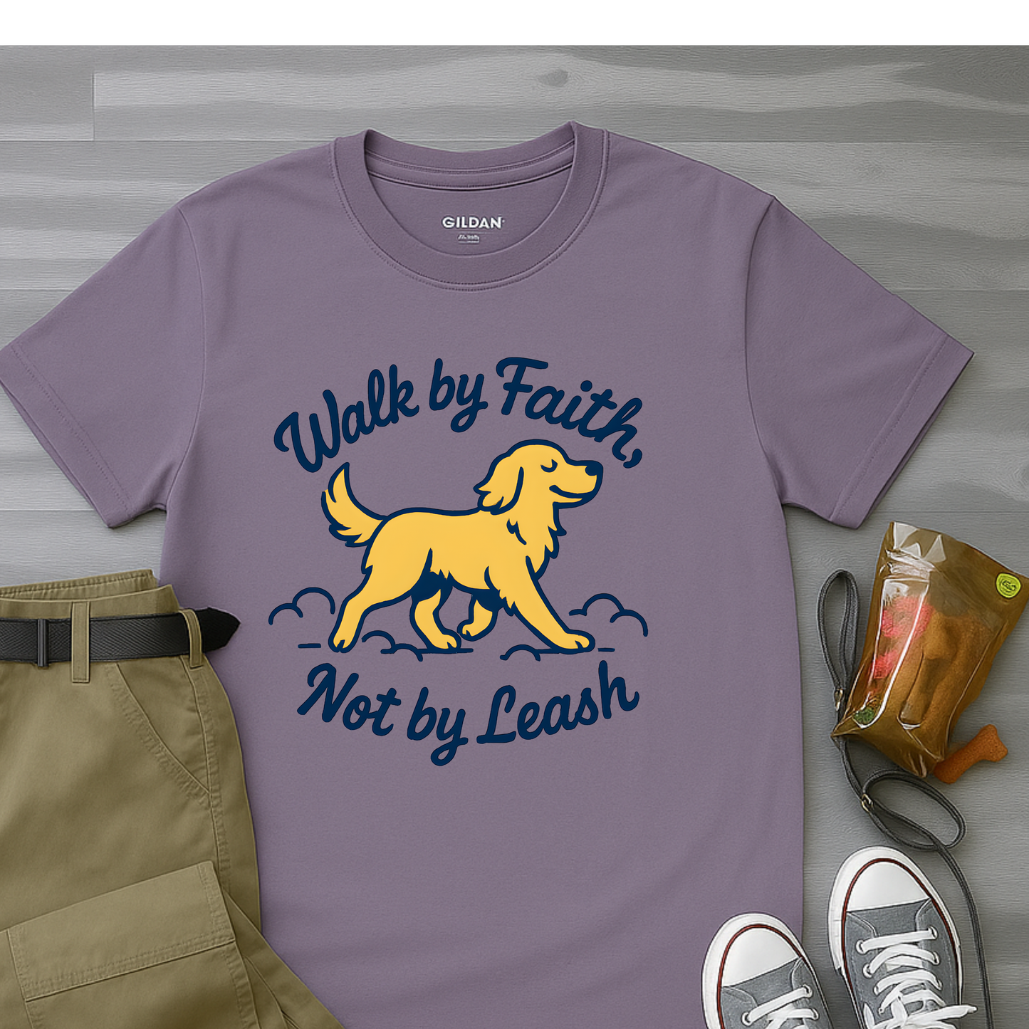 Walk By Faith Not By Leash T-Shirt