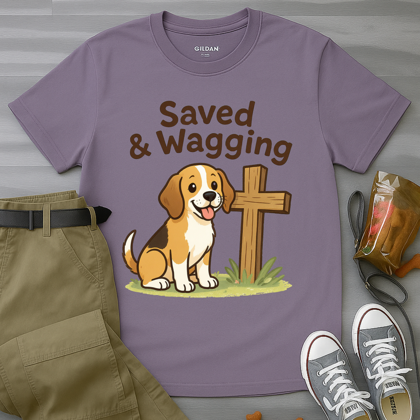 Saved & Wagging Beagle T-Shirt