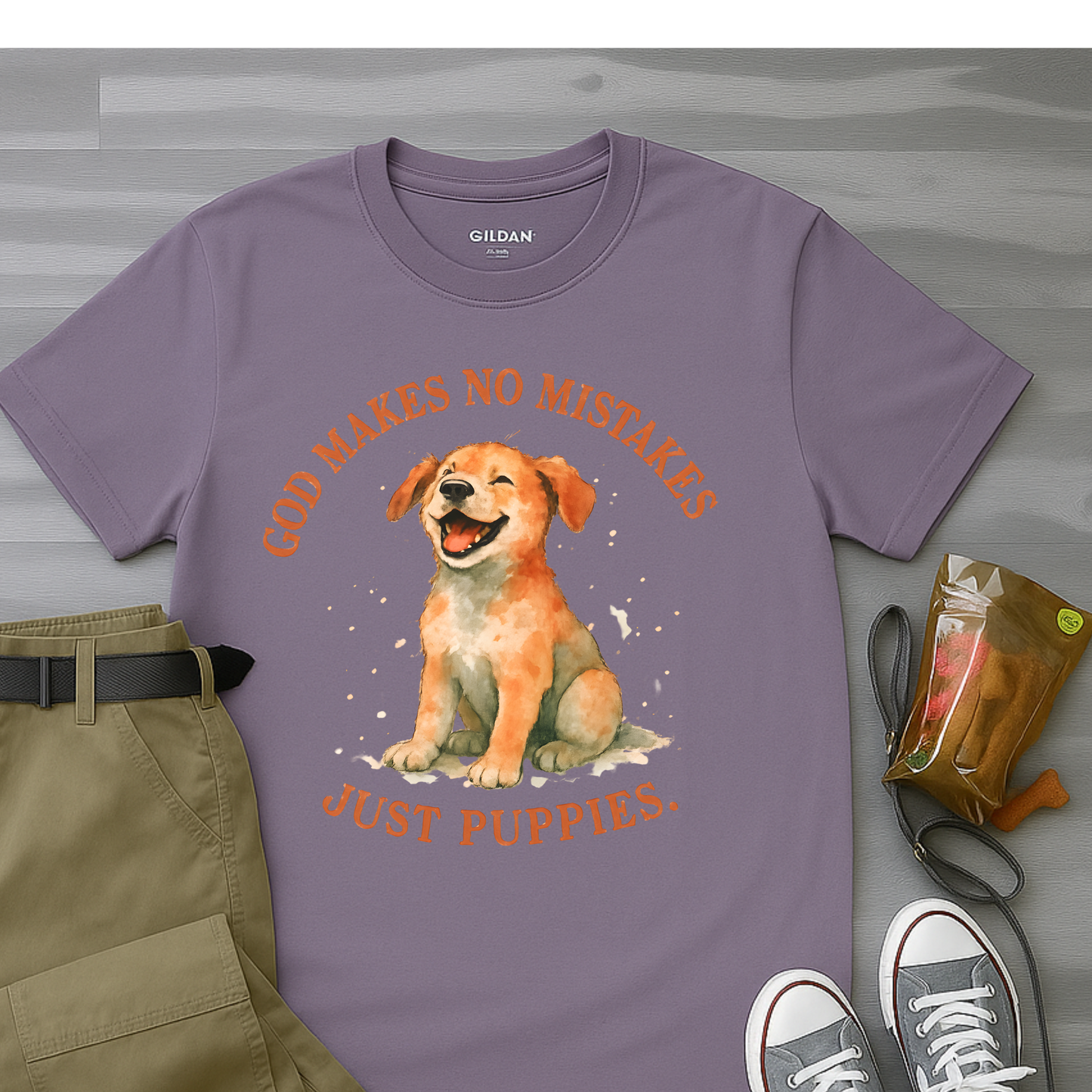 God Makes No Mistakes Just Puppies T-Shirt
