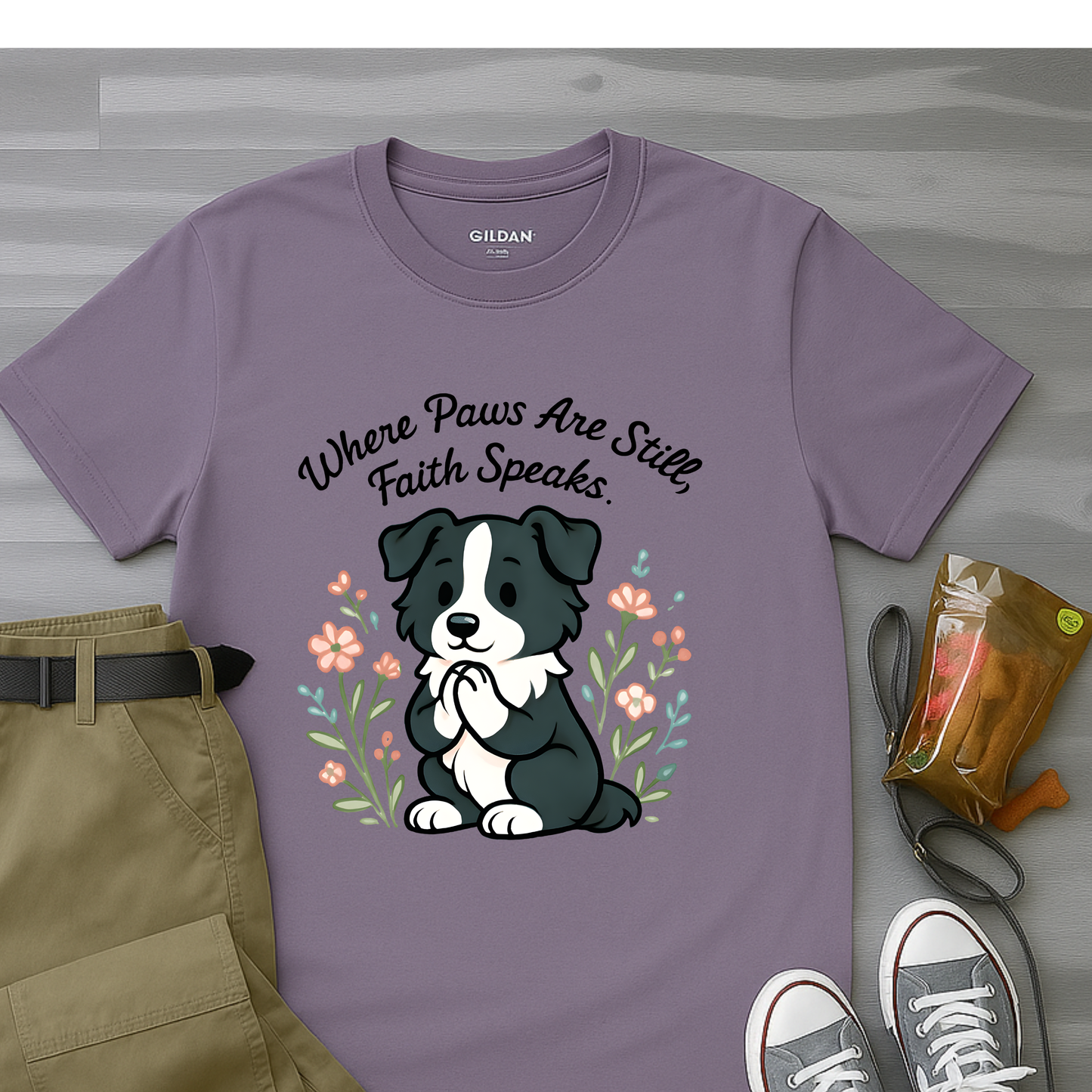 Where Paws Are Still, Faith Speaks T-Shirt