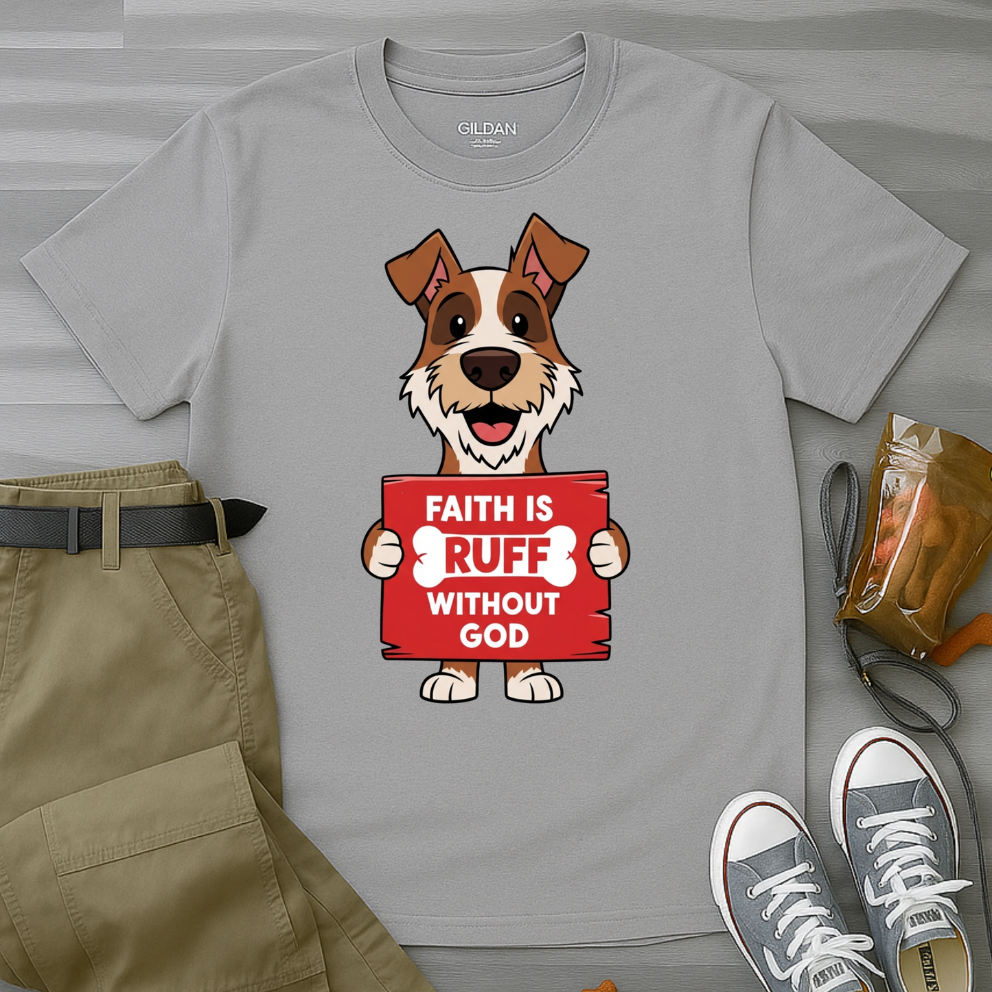 Faith Is Ruff Without God T-Shirt