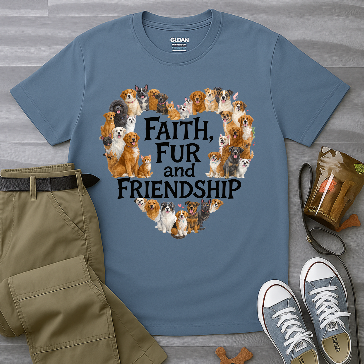 Faith, Fur and Friendship T-Shirt