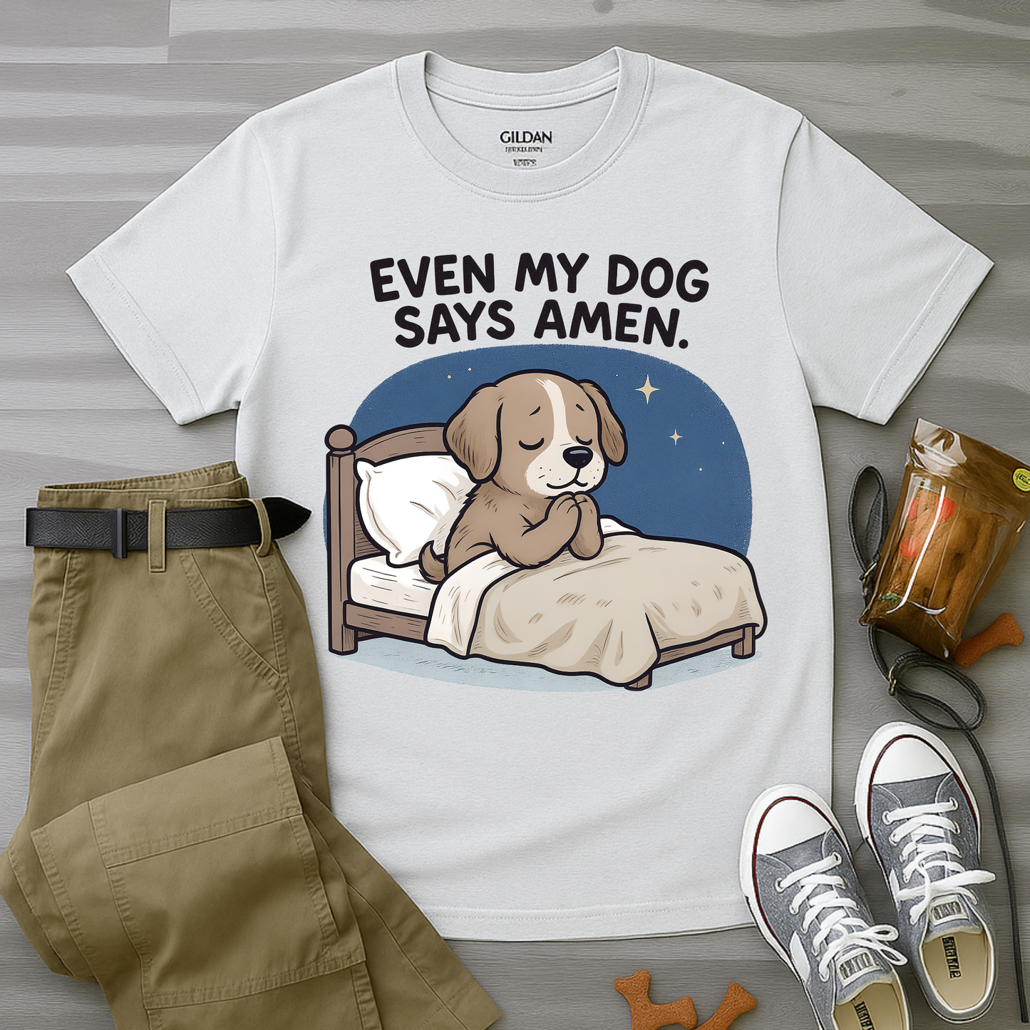 Even My Dog Says Amen T-Shirt