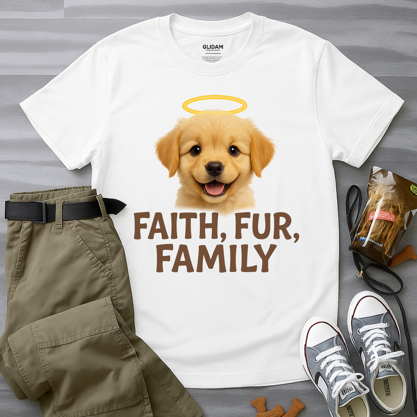 Faith, Fur, Family T-Shirt
