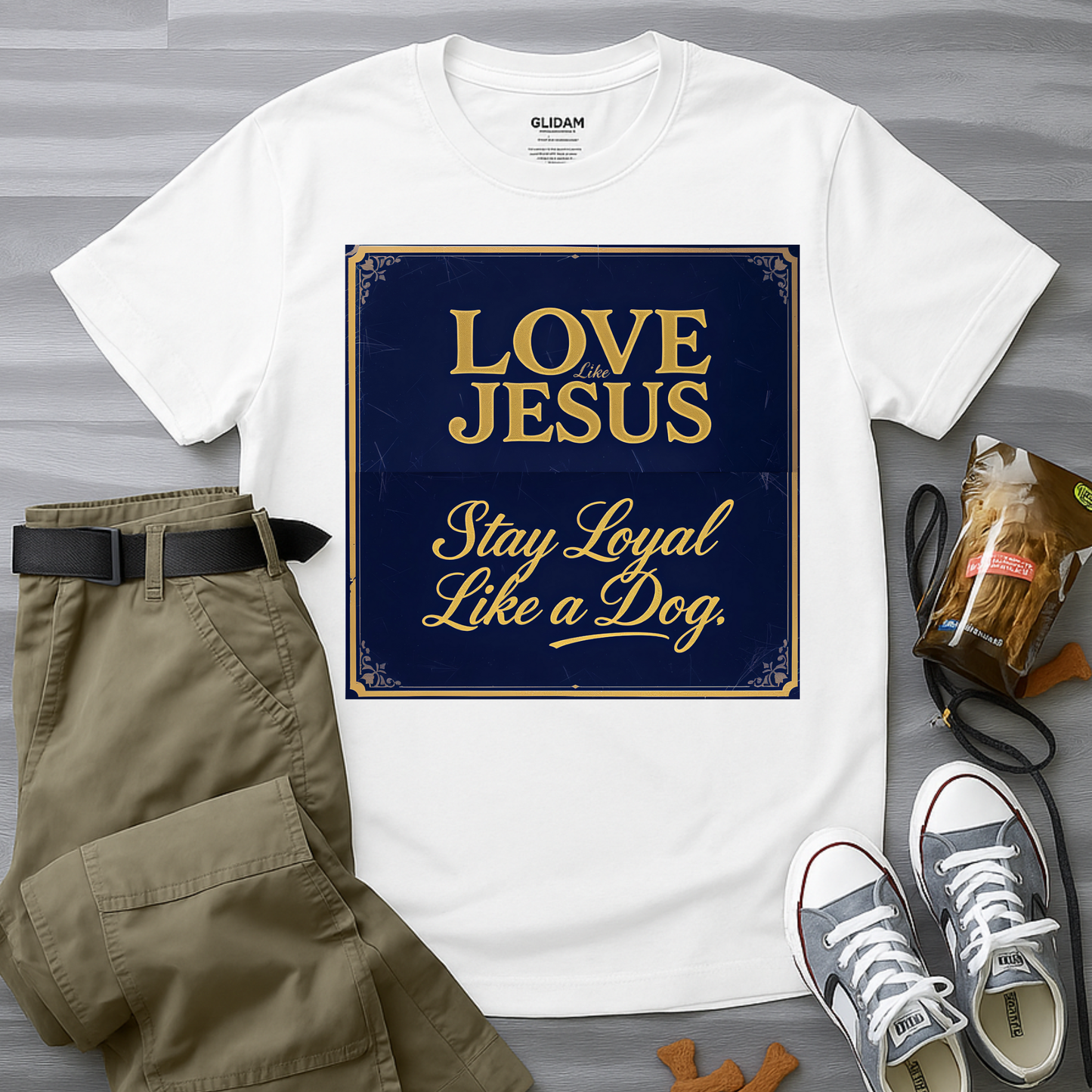 Love Like Jesus Stay Loyal Like A Dog T-Shirt
