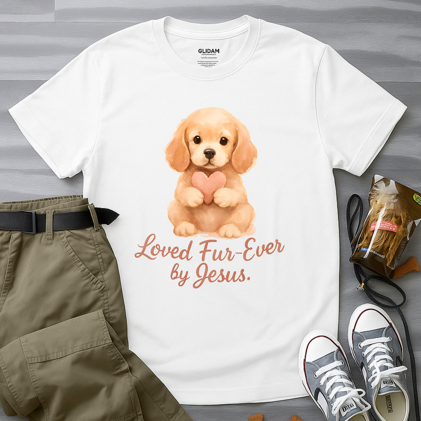 Loved Fur-Ever By Jesus T-Shirt