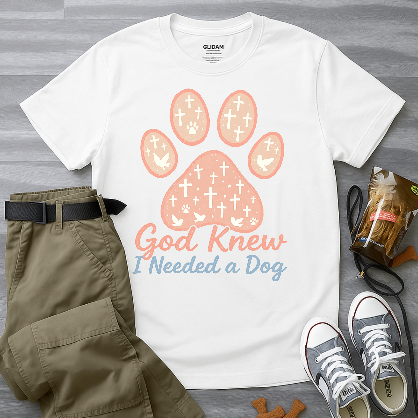 God Knew I Needed A Dog T-Shirt