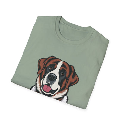 Saint Bernard Rescue Faith – 1950s Retro Dog T-Shirt