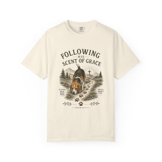 Beagle — Following His Scent of Grace T-Shirt