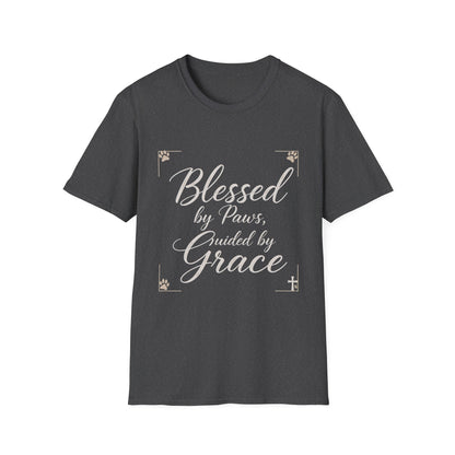 Blessed By Paws Guided By Grace T-Shirt
