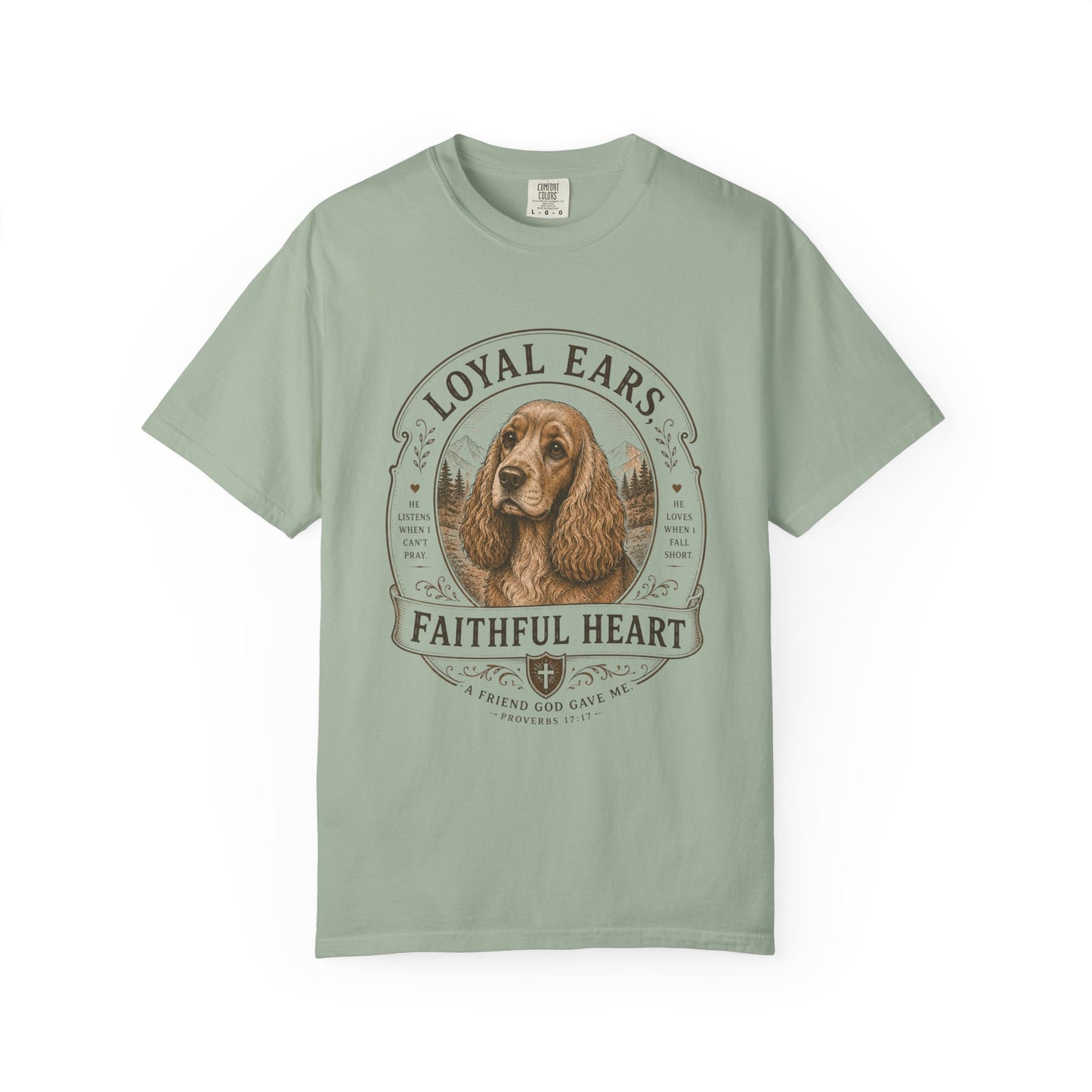 Cocker Spaniel — Loyal Ears, Faithful Heart T-Shirt