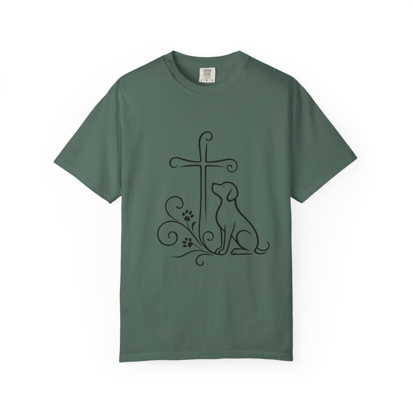 Faithful Dog Silhouette T-Shirt (1)