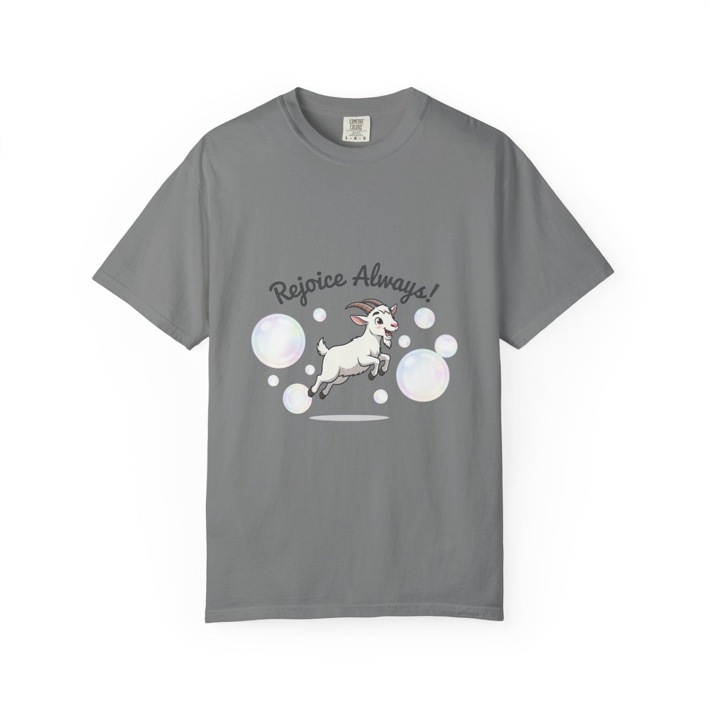 Rejoice Always Happy Goat T-Shirt