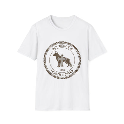 Western German Shepherd Cross – Rustic Vintage Dog T-Shirt