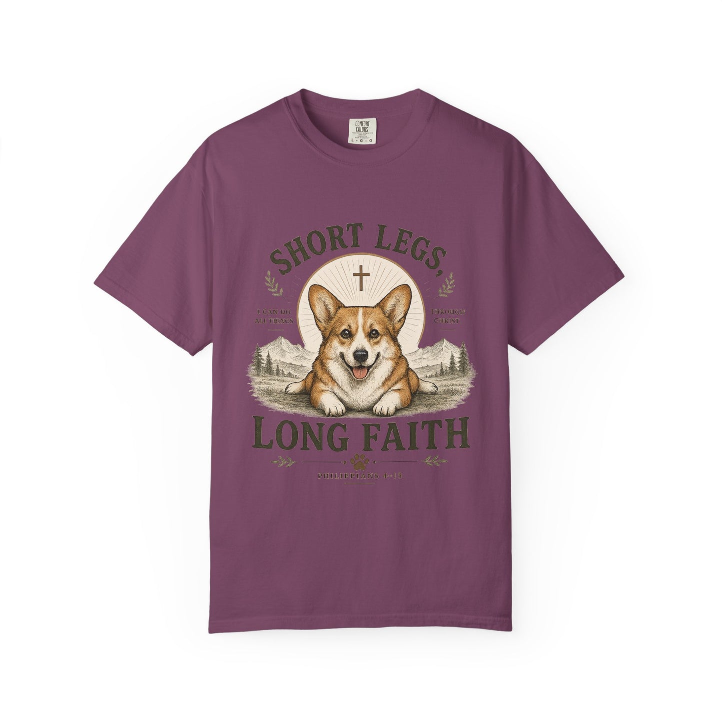 Corgi — Short Legs, Long Faith T-Shirt