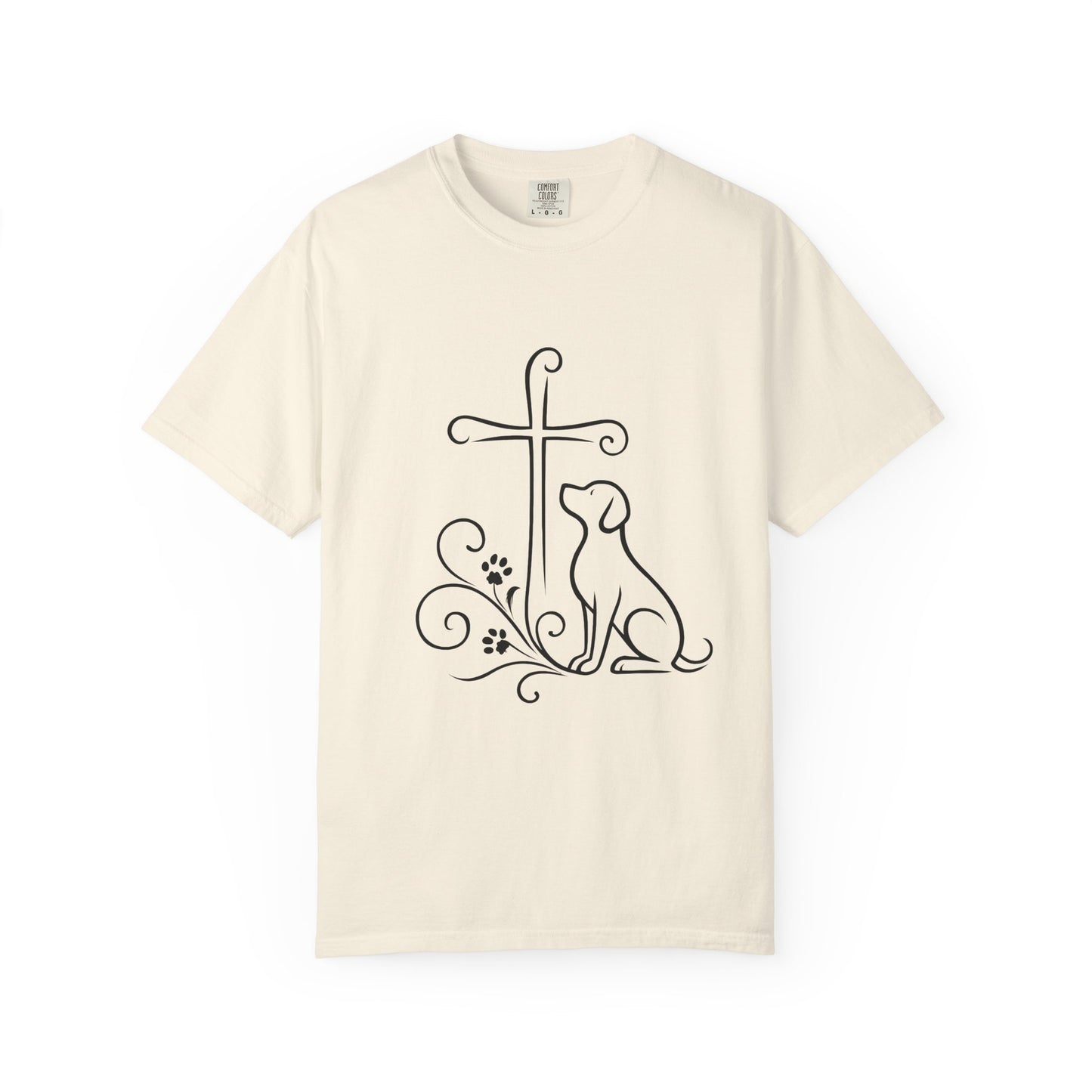 Faithful Dog Silhouette T-Shirt (1)
