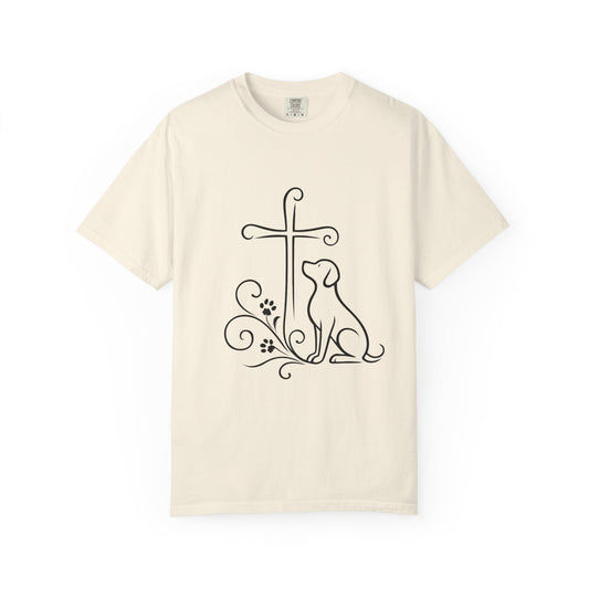 Faithful Dog Silhouette T-Shirt (1)
