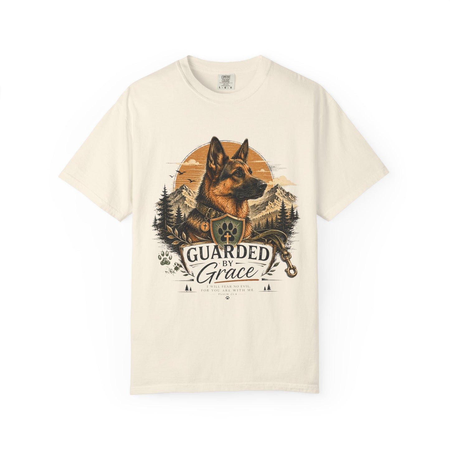 German Shepherd — Guarded by Grace T-Shirt