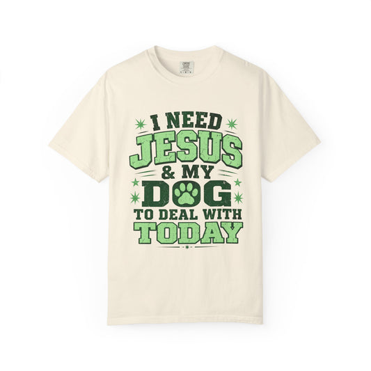 I Need Jesus & My Dog T-Shirt (2)