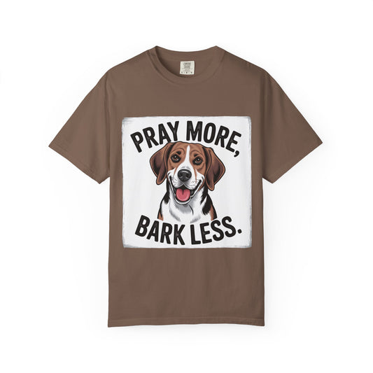 Beagle Pray More Bark Less – Hand-Drawn Vintage T-Shirt