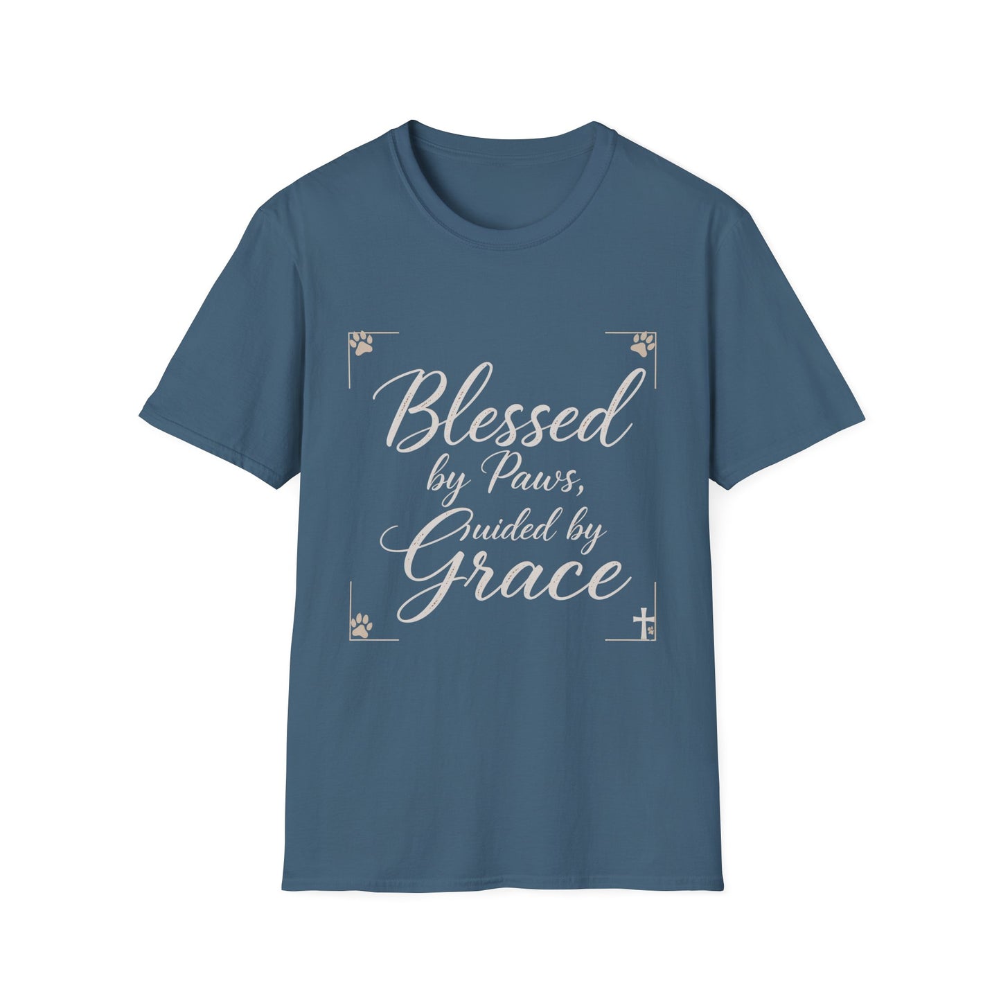 Blessed By Paws Guided By Grace T-Shirt