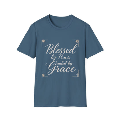 Blessed By Paws Guided By Grace T-Shirt