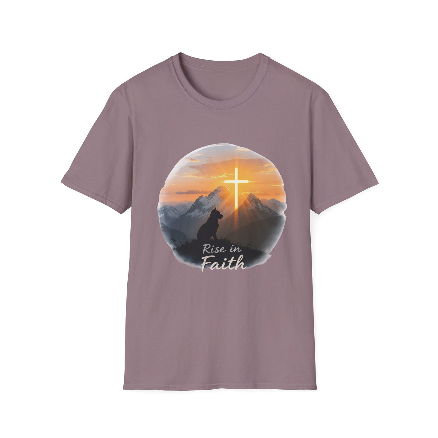 Rise in Faith Sunrise Dog T-Shirt