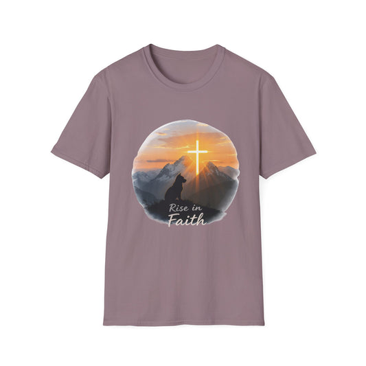 Rise in Faith Sunrise Dog T-Shirt
