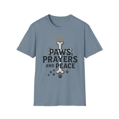 Paws Prayers And Peace T-Shirt
