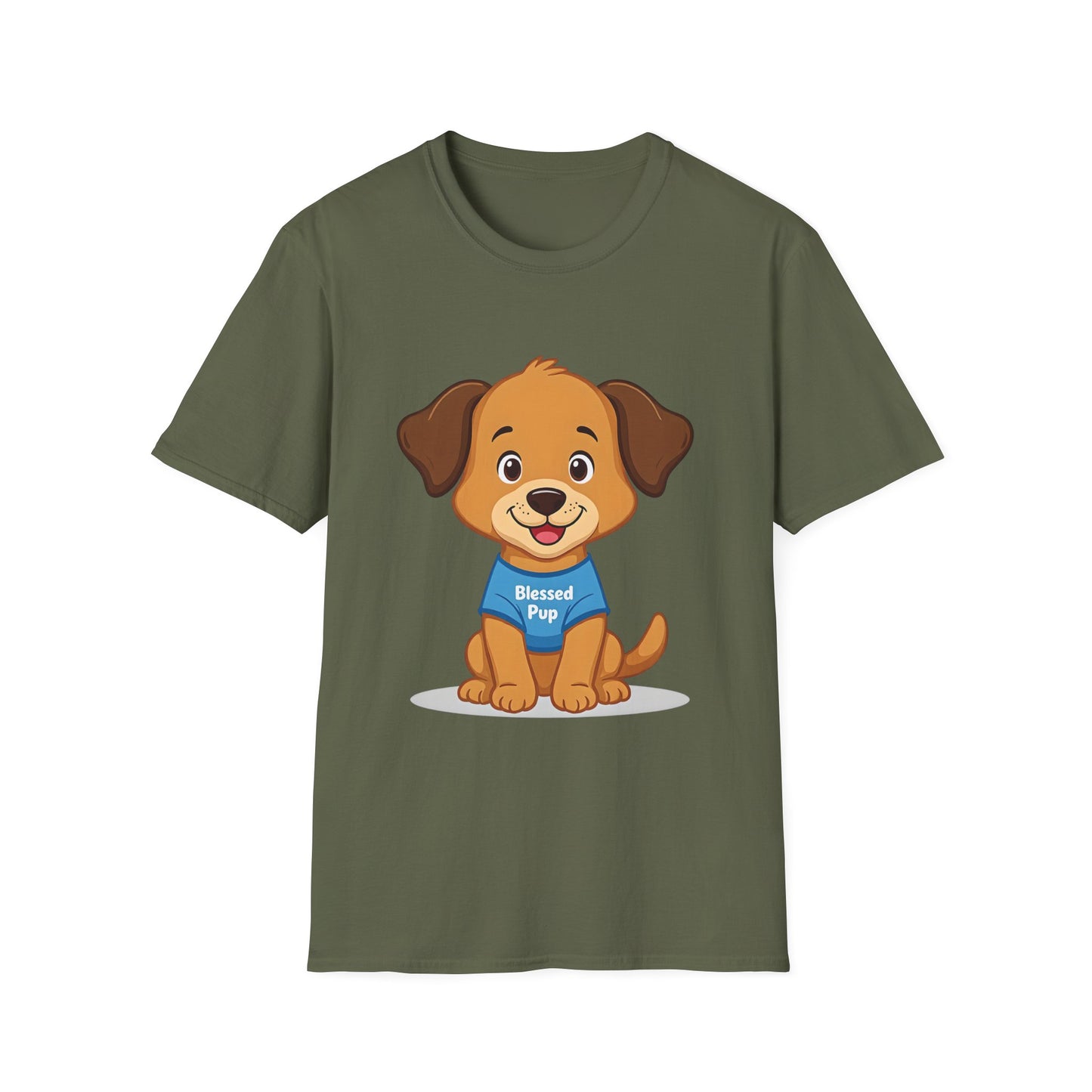 Blessed Pup Cartoon T-Shirt