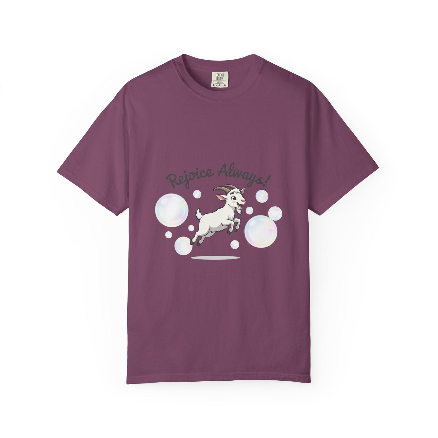 Rejoice Always Happy Goat T-Shirt