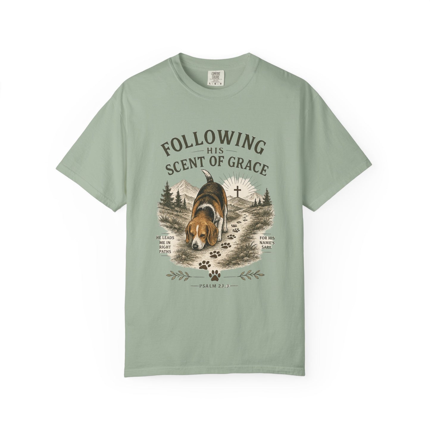 Beagle — Following His Scent of Grace T-Shirt