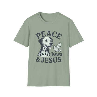 Peace Paws And Jesus T-Shirt