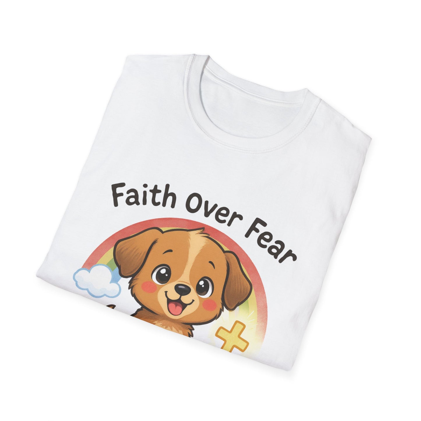 Faith Over Fear Puppy T-Shirt