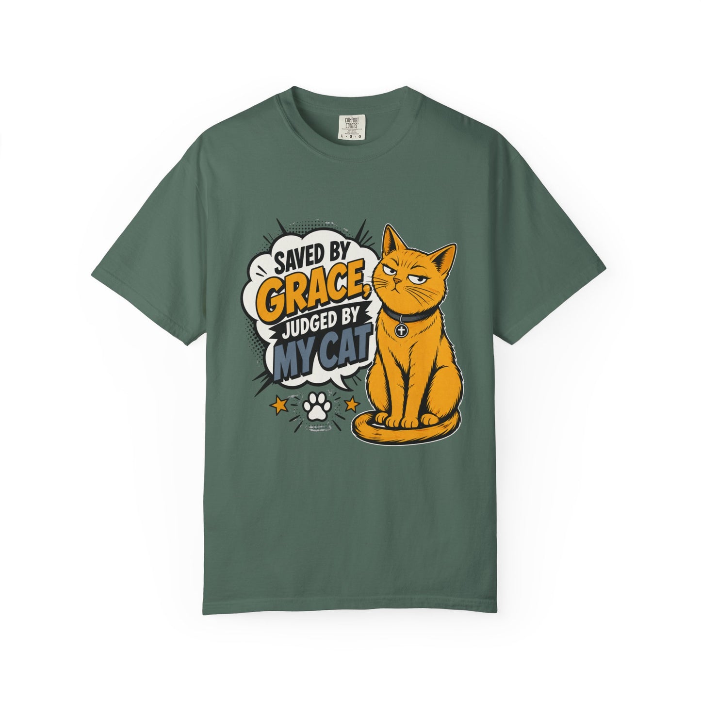 Saved By Grace Judged By My Cat T-Shirt