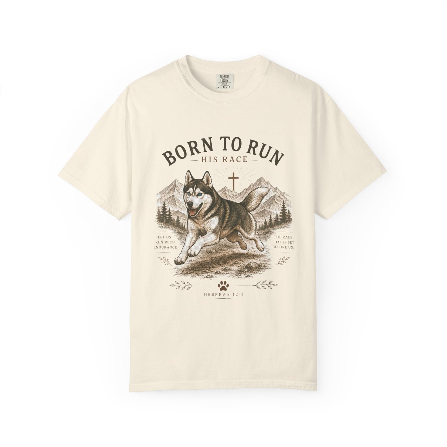 Husky — Born to Run His Race T-Shirt